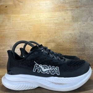 Hoka One One Mach 6 LIGHTWEIGHT Womens Size 7 Wide Running Shoes Sneakers Black